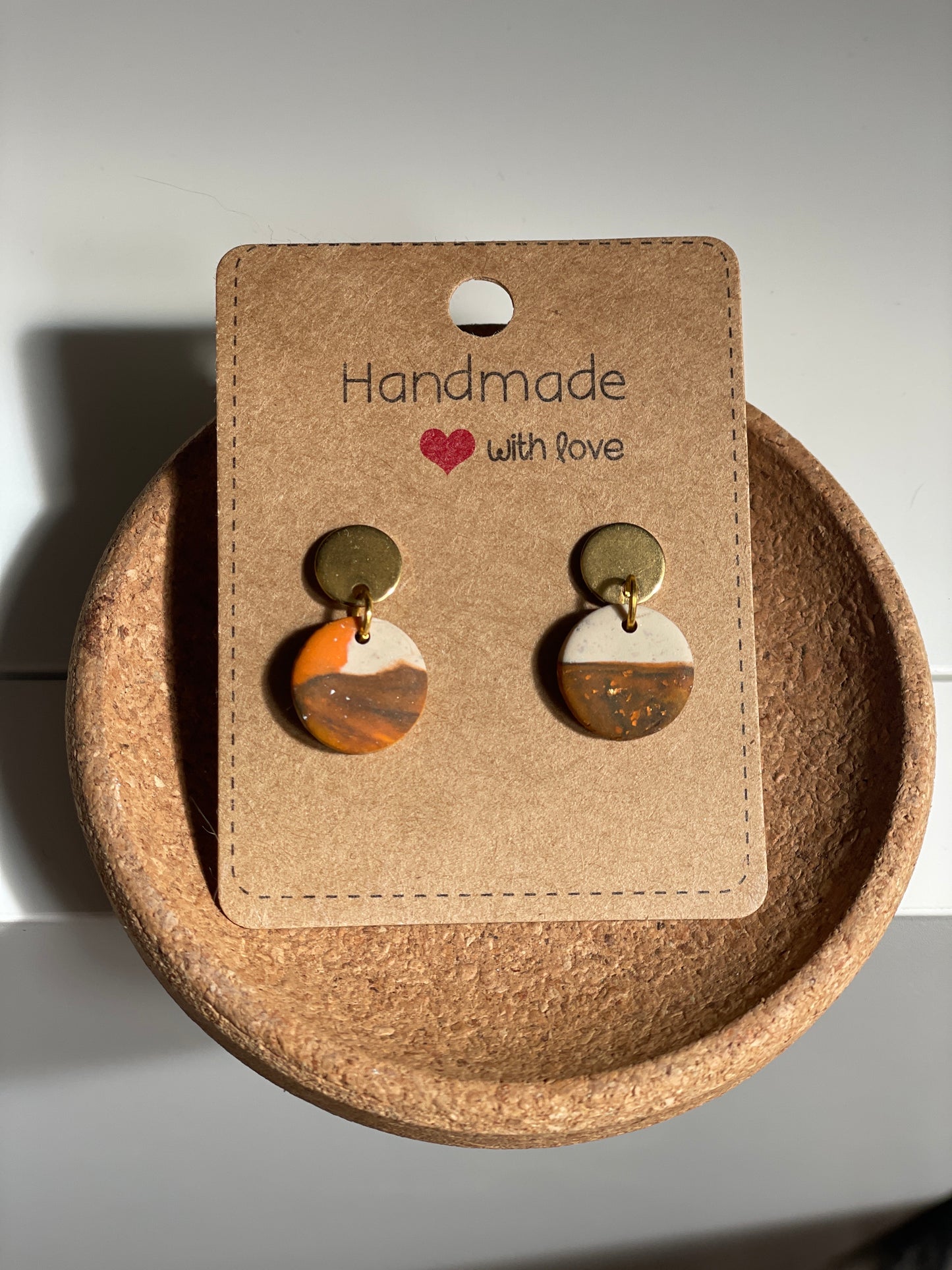 Fimo Ohrringe mit Edelstahl Stecker