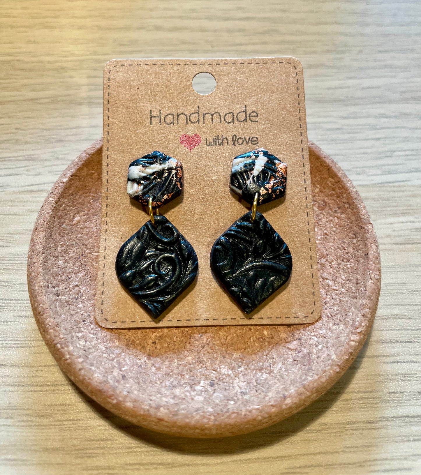 Fimo Ohrringe „Night Fever“