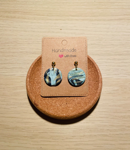 Fimo Ohrringe „Sky“