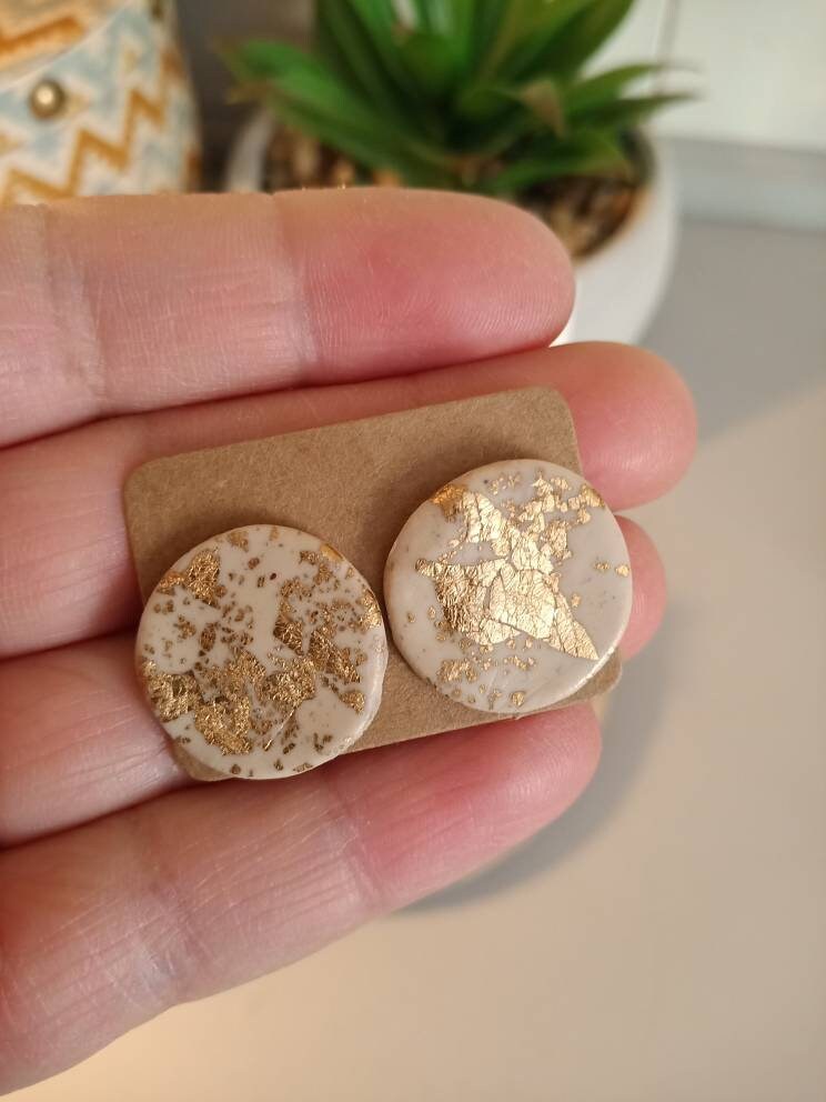 Fimo Ohrstecker „Moon“