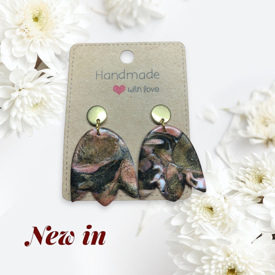 Fimo Ohrringe „Glow“